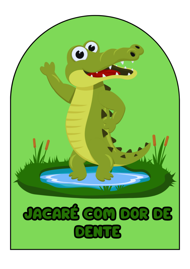 CAPA de Jacaré com dor de dente